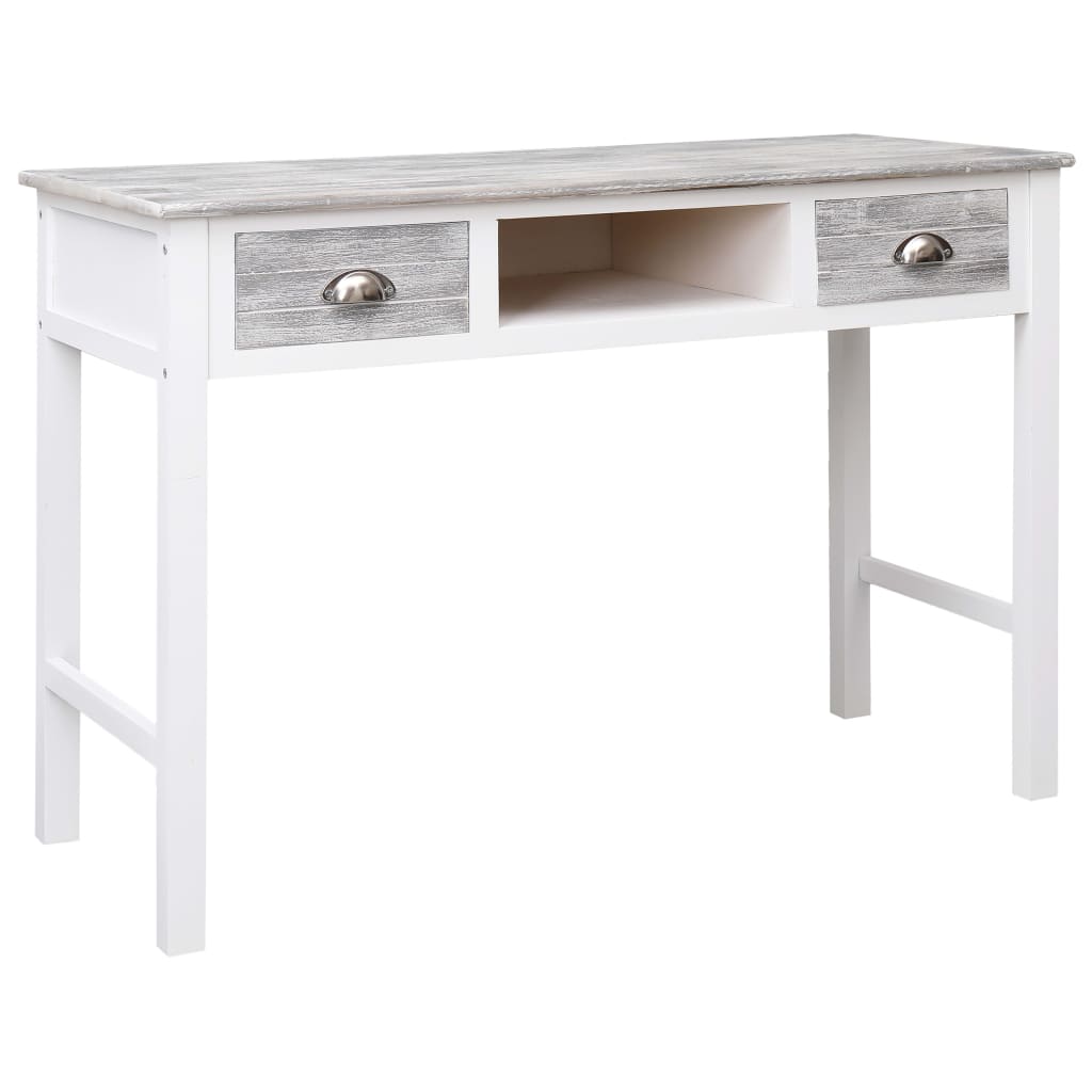 Desk, grey, 110x45x76 cm, wood