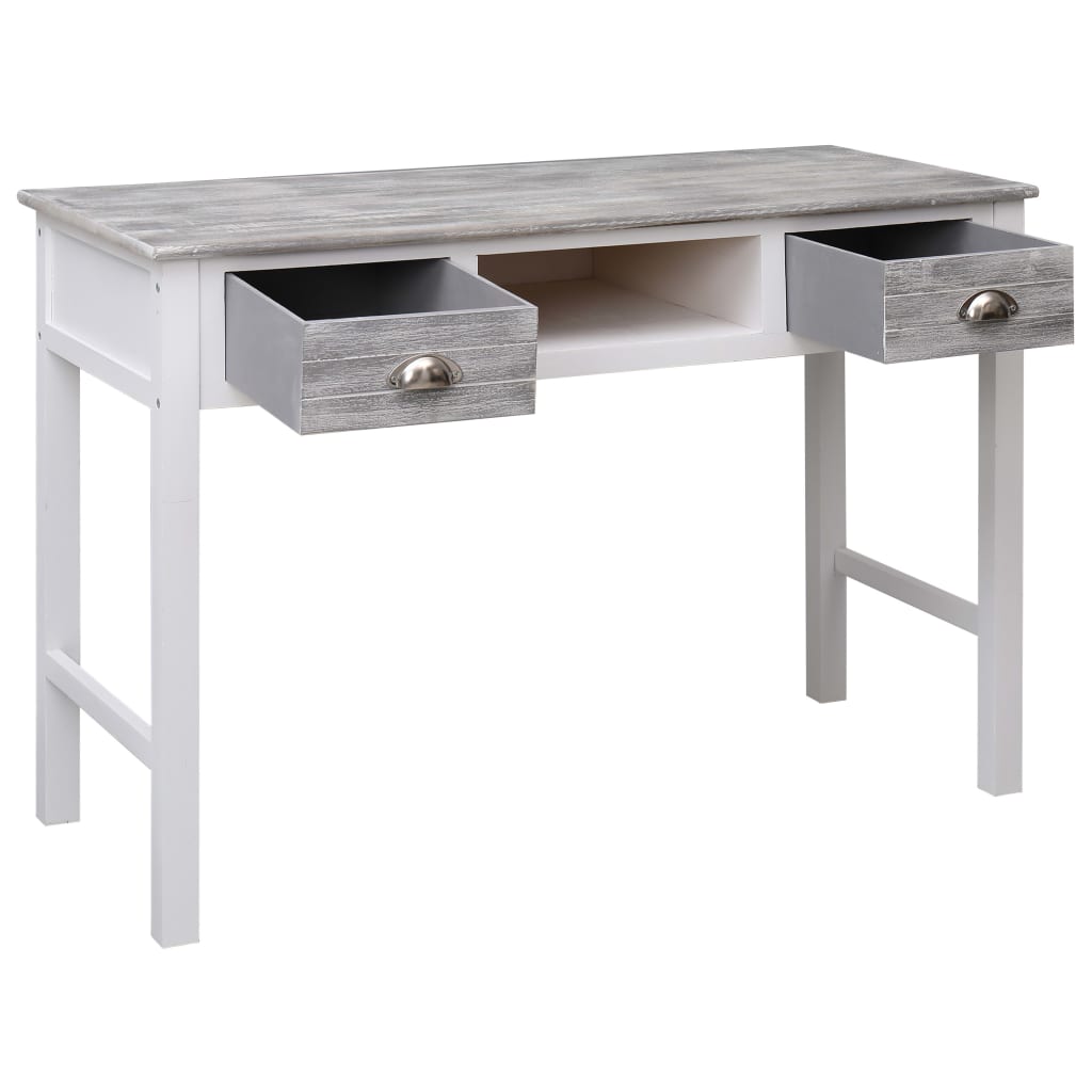 Desk, grey, 110x45x76 cm, wood