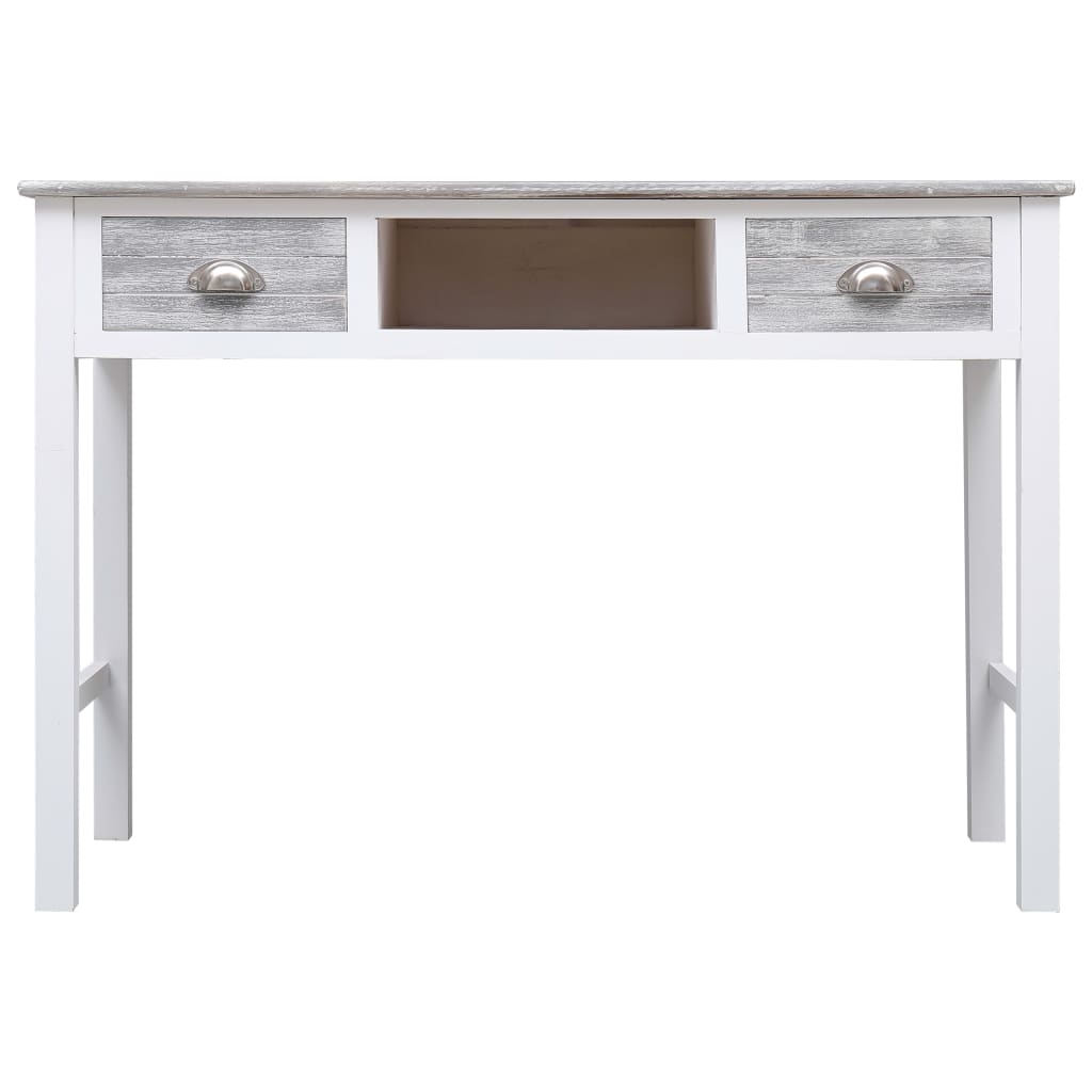 Desk, grey, 110x45x76 cm, wood