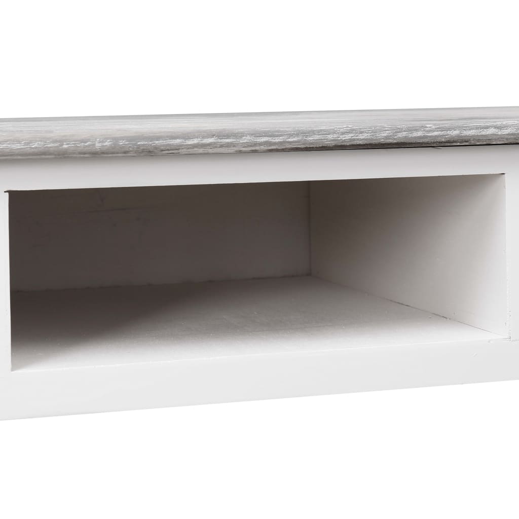 Desk, grey, 110x45x76 cm, wood