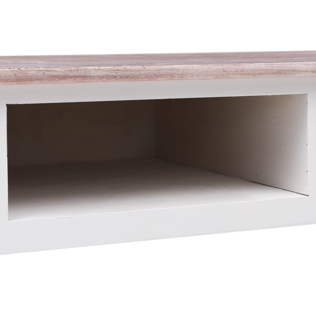 Rašomasis stalas, rudos spalvos, 110x45x76 cm, mediena