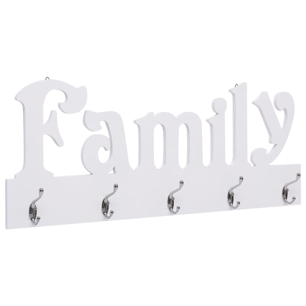 Wall-mounted coat rack FAMILY, 74x29.5cm