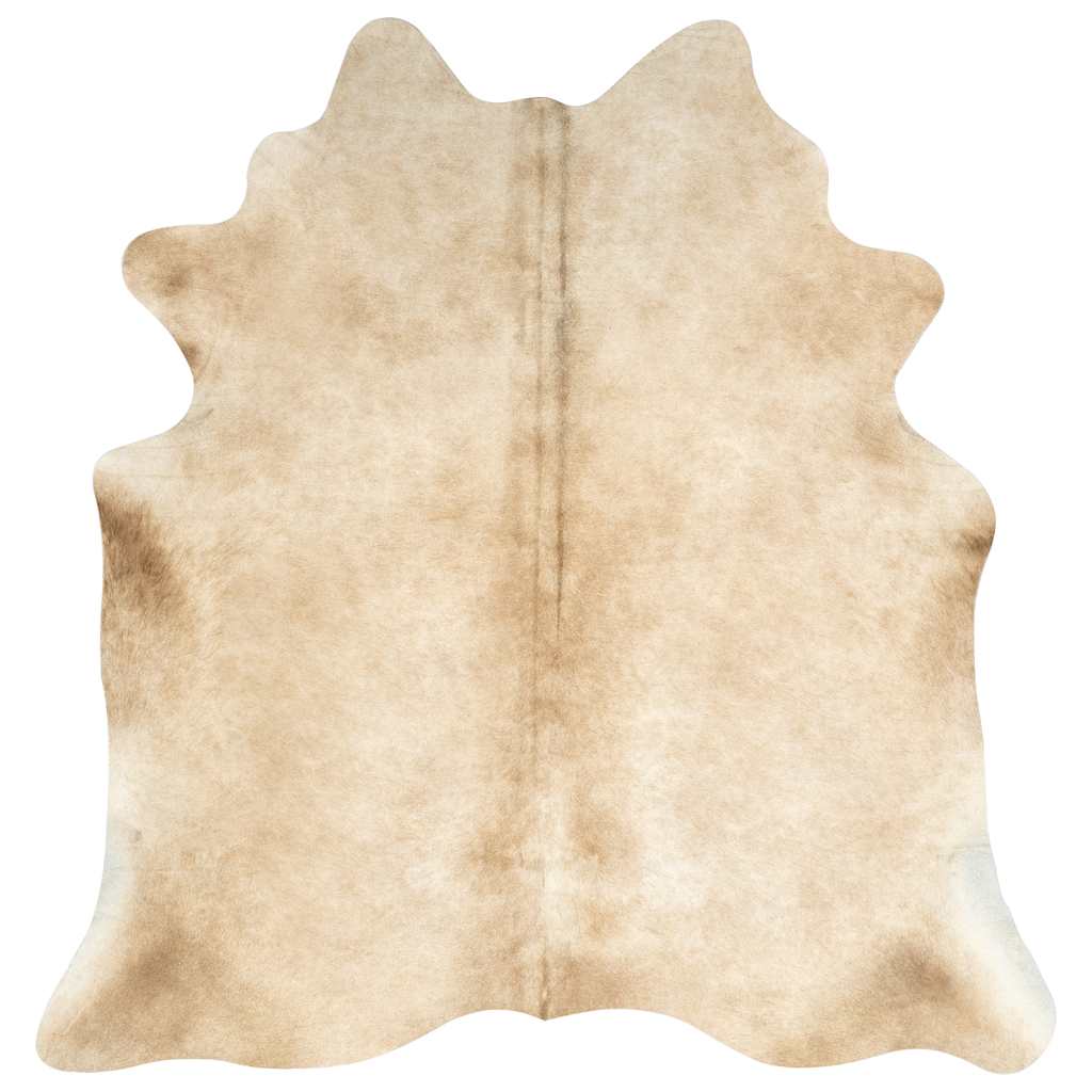 Dabisks govs ādas paklājs, bēšā krāsā, 150x170cm