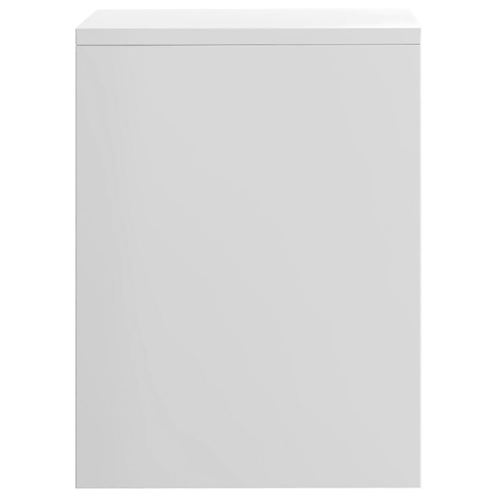 Nightstands, 2 pcs., white, 40x30x40cm, engineered wood