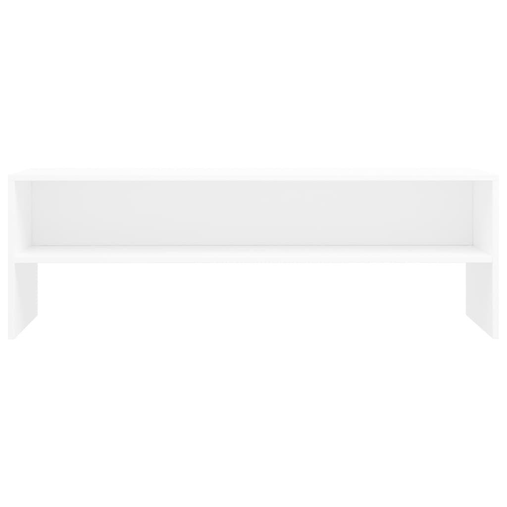 TV cabinet, white, 120x40x40cm, engineered wood