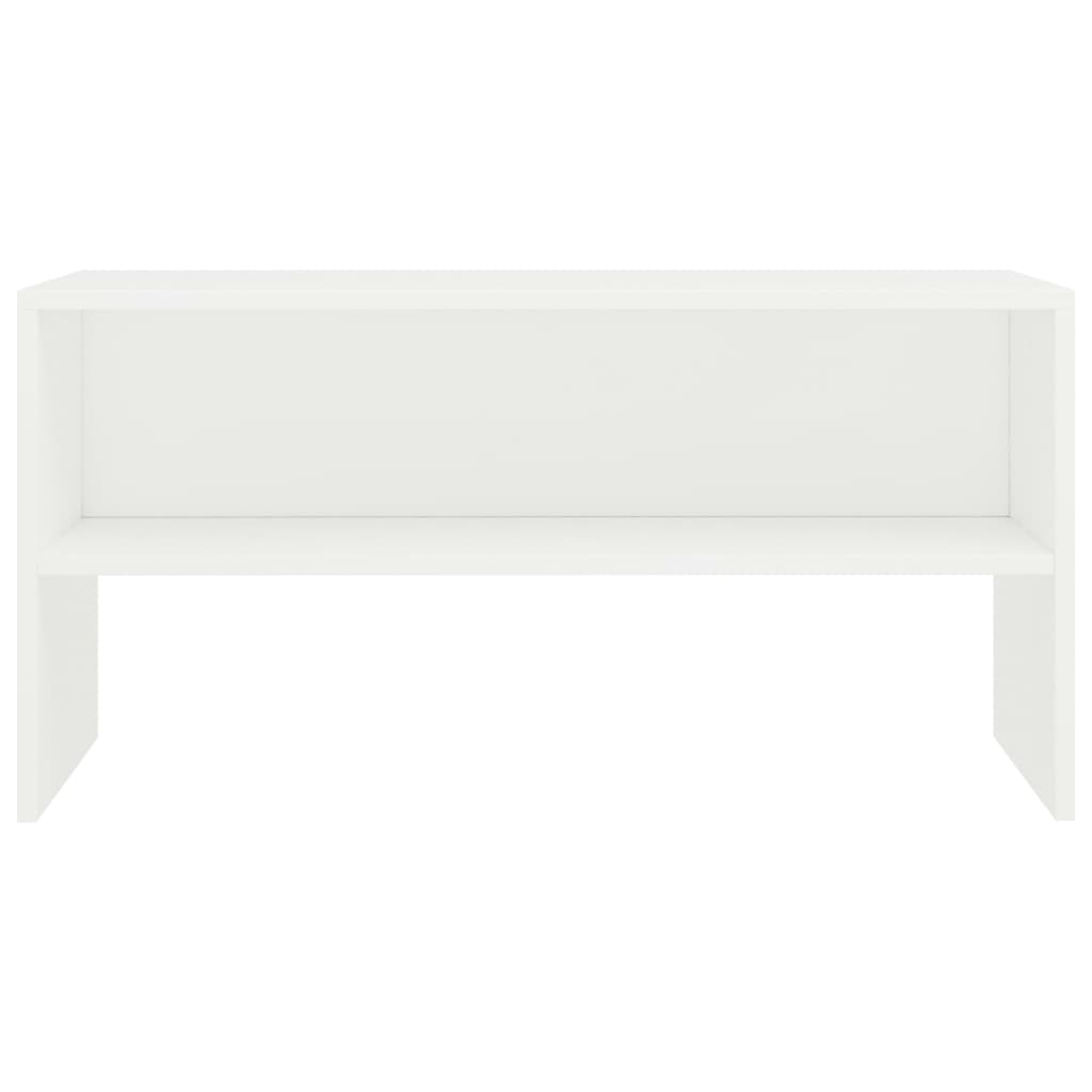 TV cabinet, white, 80x40x40cm, engineered wood