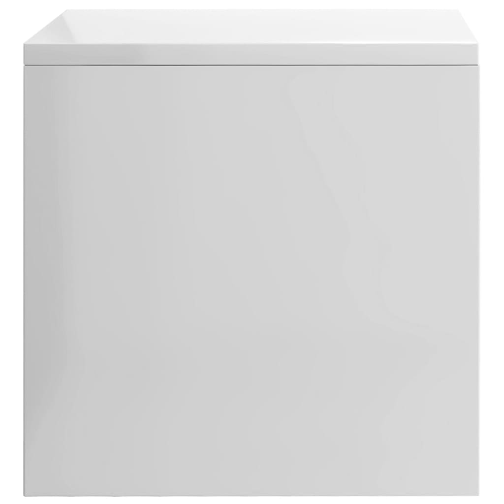 Nightstands, 2 pcs., white, 40x30x30cm, engineered wood