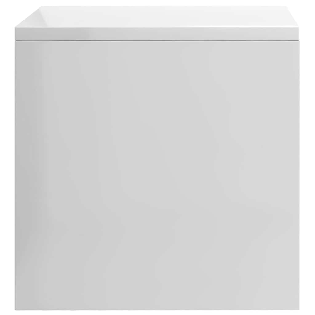 Nightstands, 2 pcs., white, 40x30x30cm, engineered wood