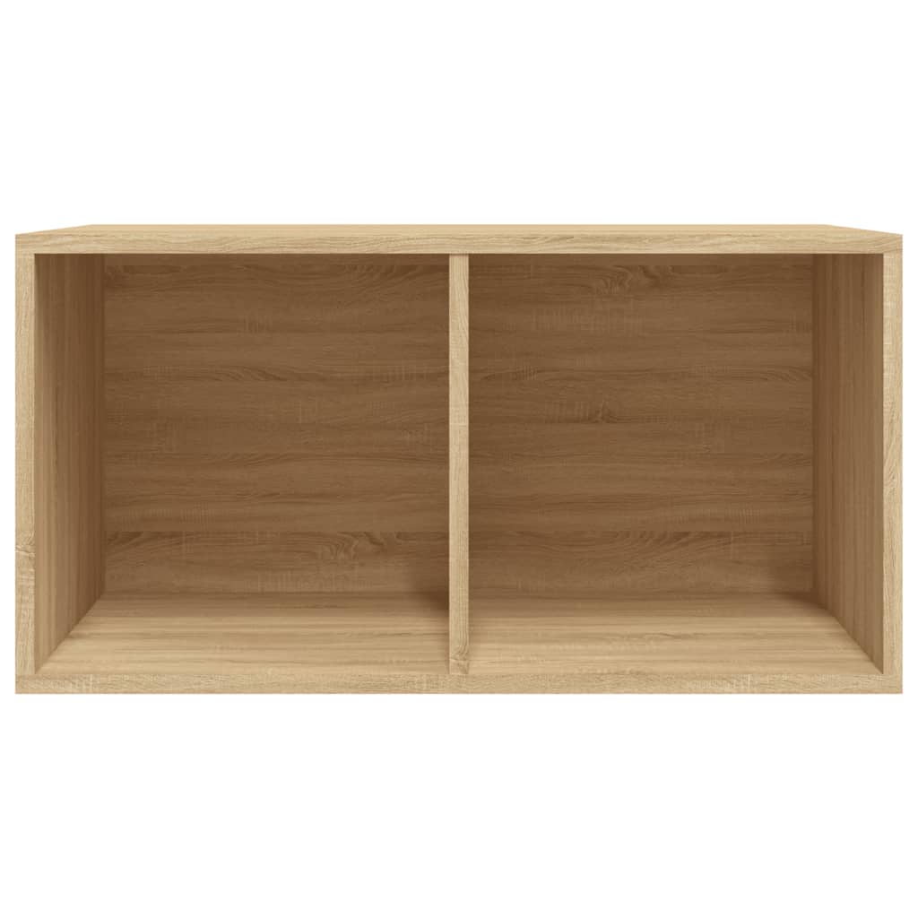 Dėžė vinilinėms plokštelėms, ąžuolo, 71x34x36cm, mediena