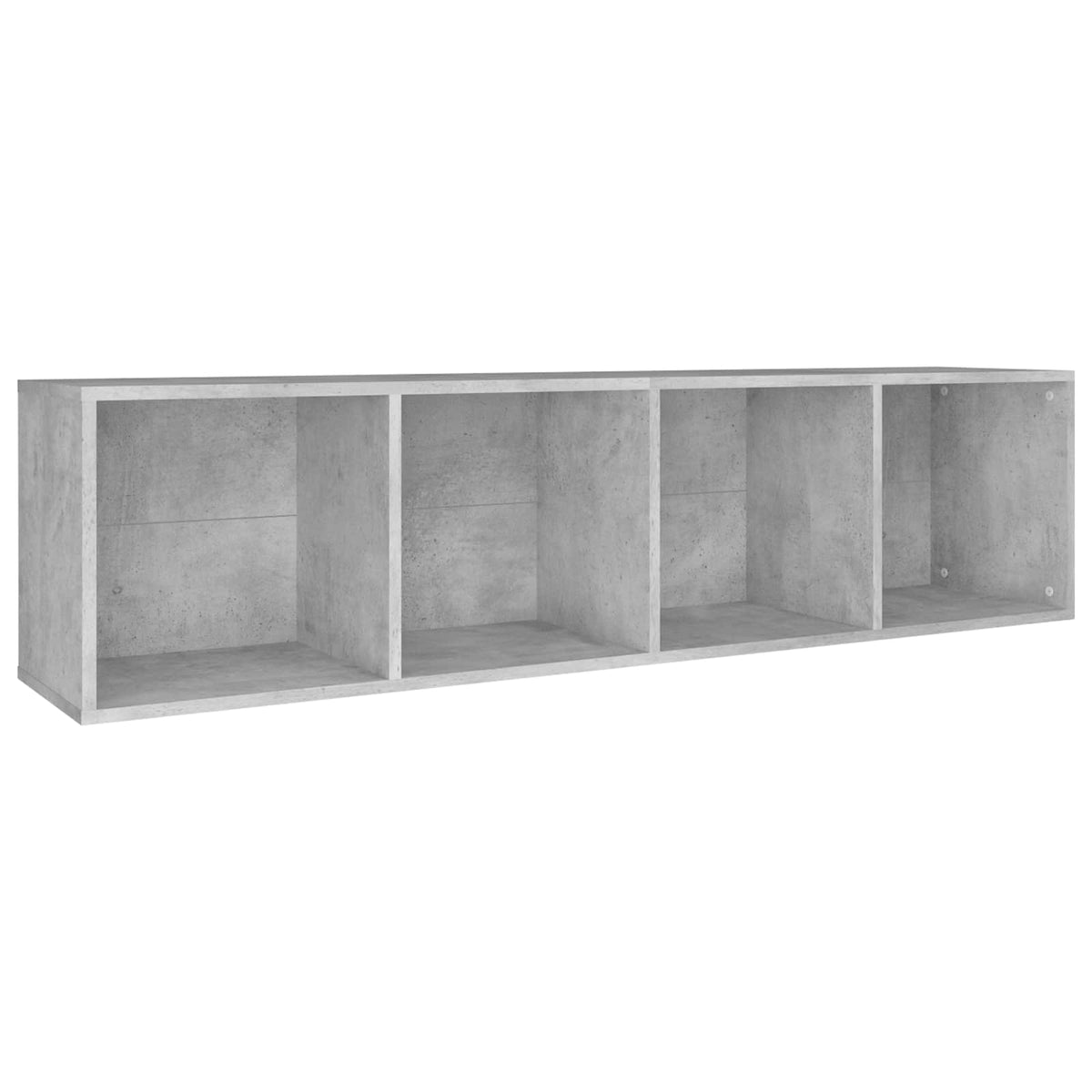 Grāmatu/TV plaukts, betons, 36x30x143cm, apstrādāta koksne