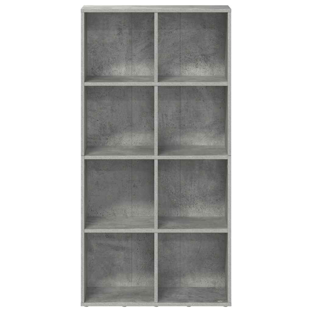 Grāmatu/sānu skapītis, betons, 66x30x130cm, apstrādāta koksne