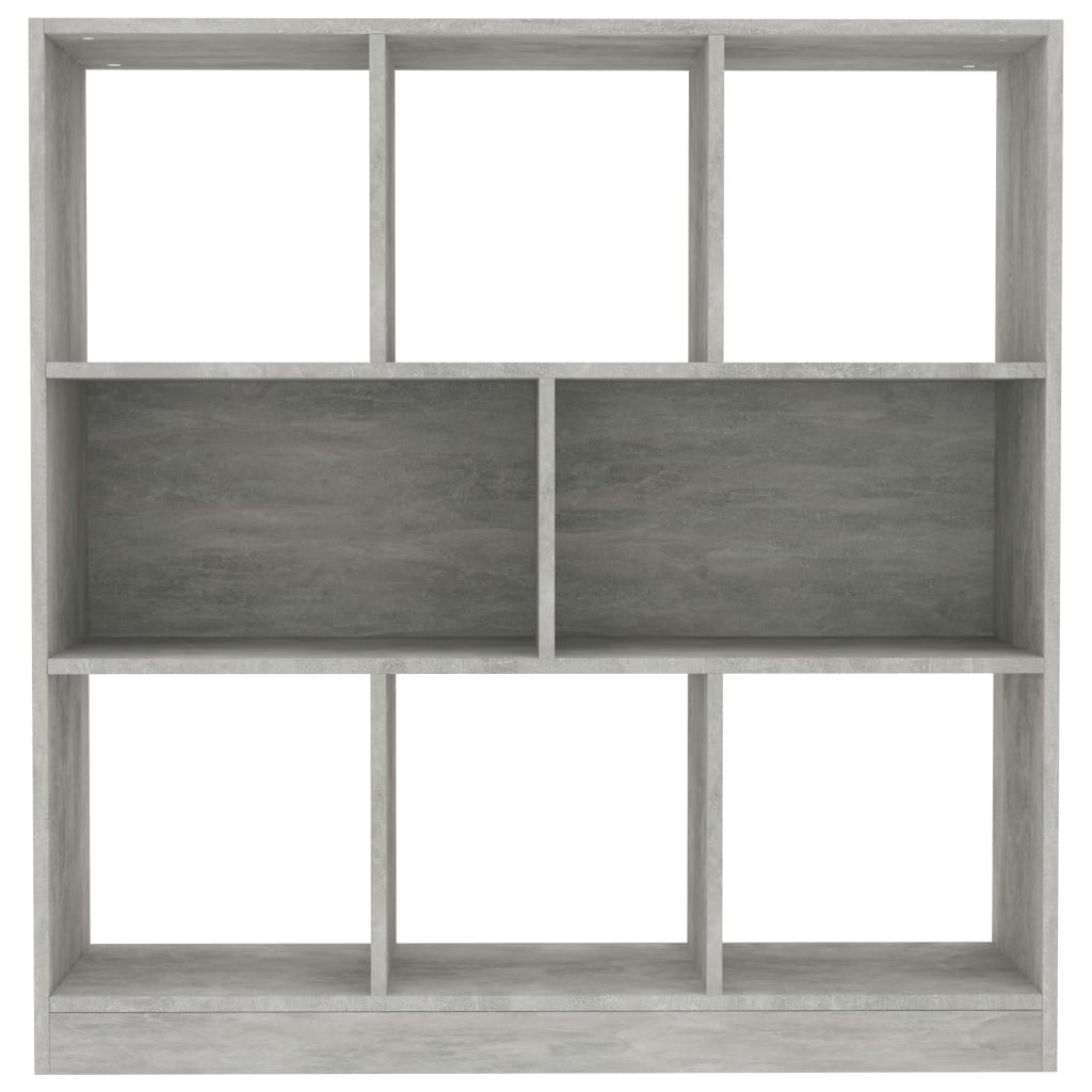 Bookcase, concrete, 97.5x29.5x100cm, treated wood