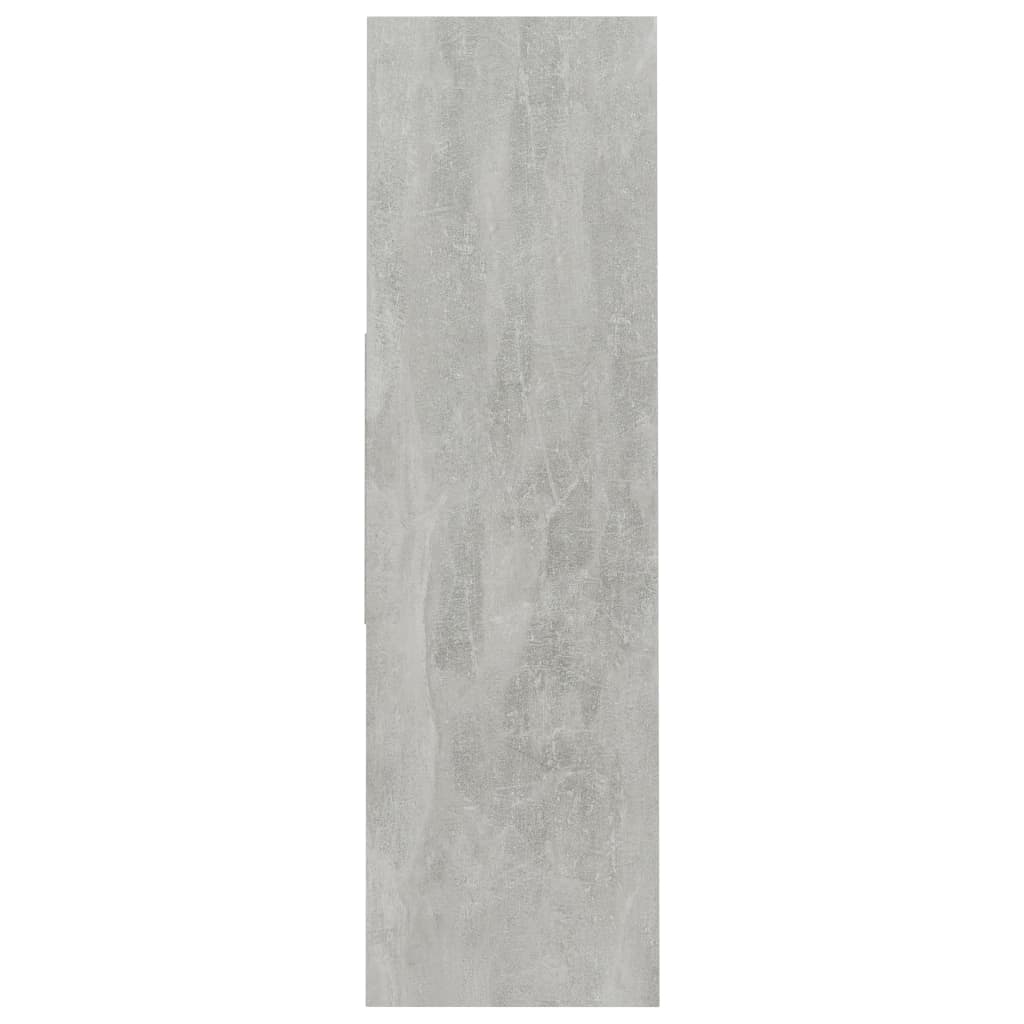 Bookcase, concrete, 97.5x29.5x100cm, treated wood