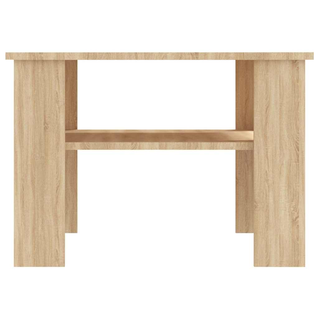 Coffee table, oak color, 60x60x42cm, engineered wood