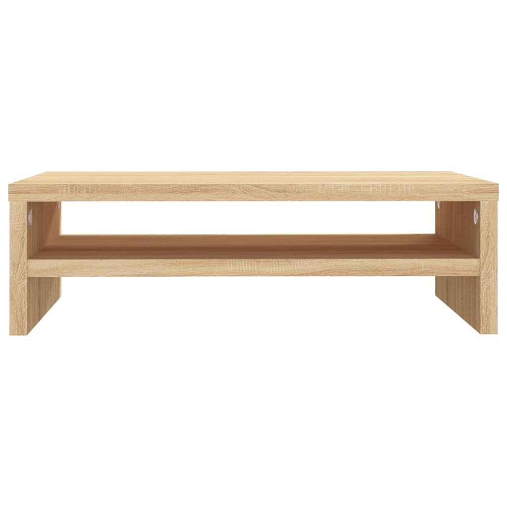 Monitora statīvs, ozols, 42x24x13cm, apstrādāta koksne