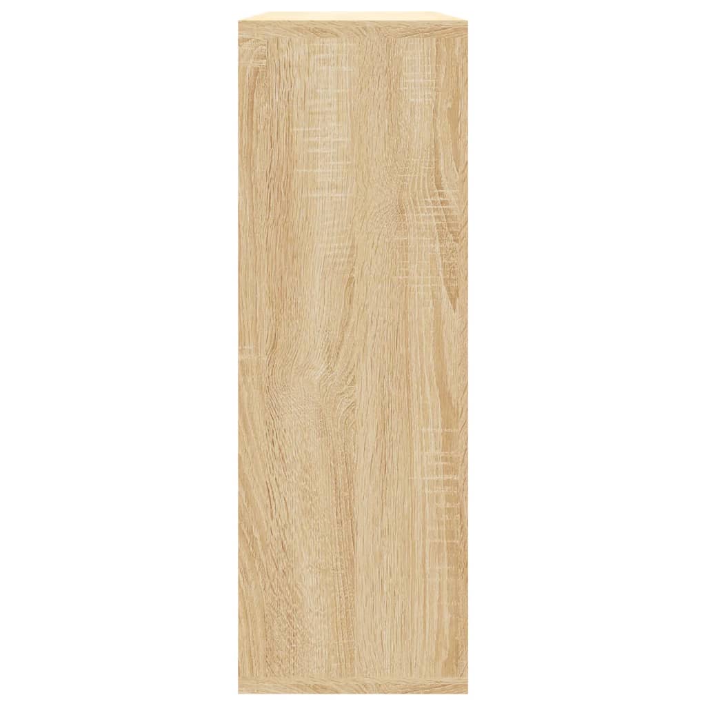 Wall shelves, oak, 104x20x58.5 cm, engineered wood