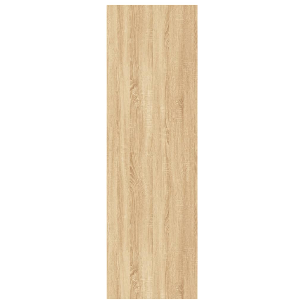 Grāmatu/sānu skapis, ozolkoka krāsā, 66x30x98 cm, MDF