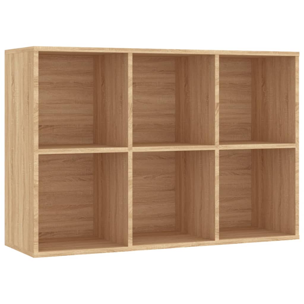 Grāmatu/sānu skapis, ozolkoka krāsā, 66x30x98 cm, MDF