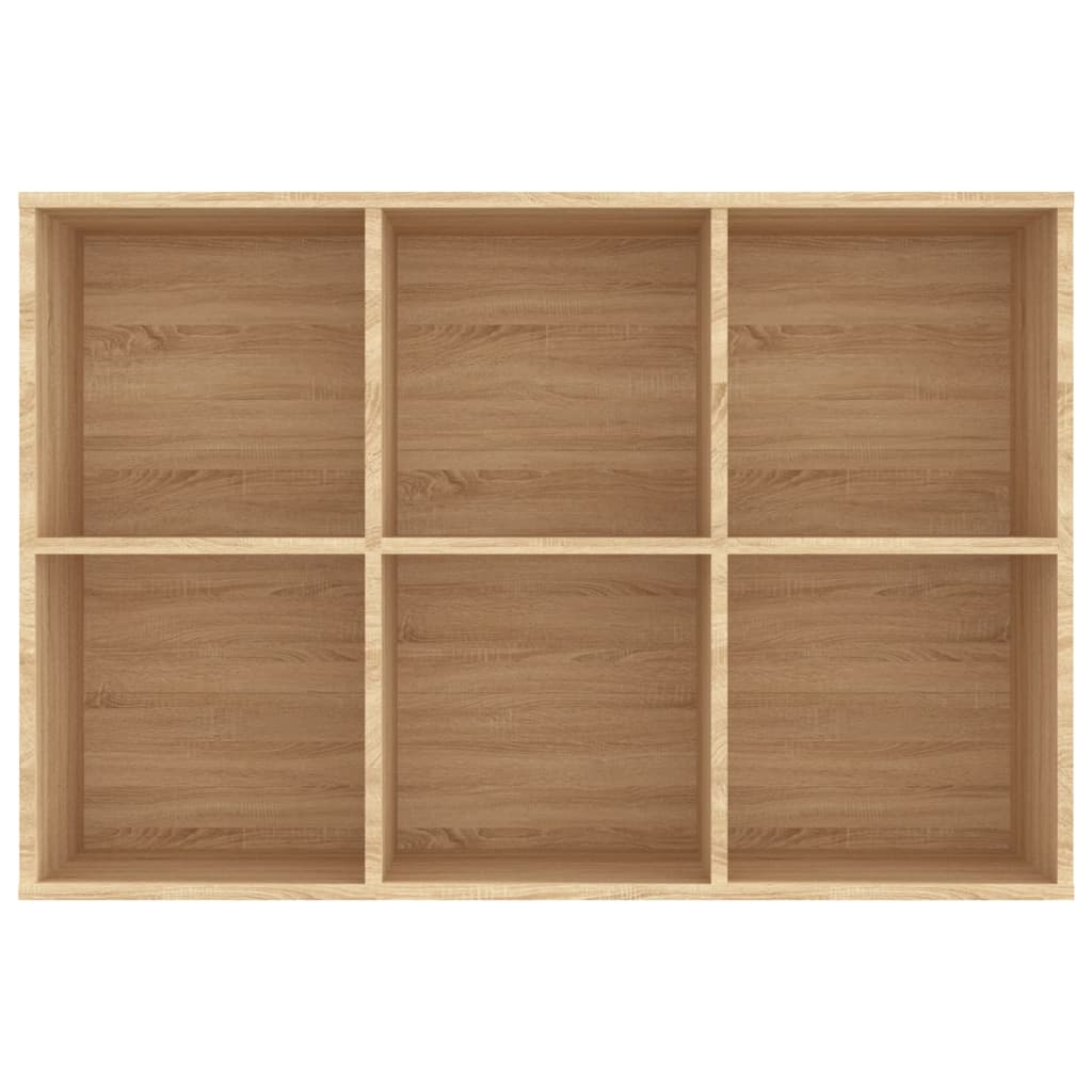 Grāmatu/sānu skapis, ozolkoka krāsā, 66x30x98 cm, MDF