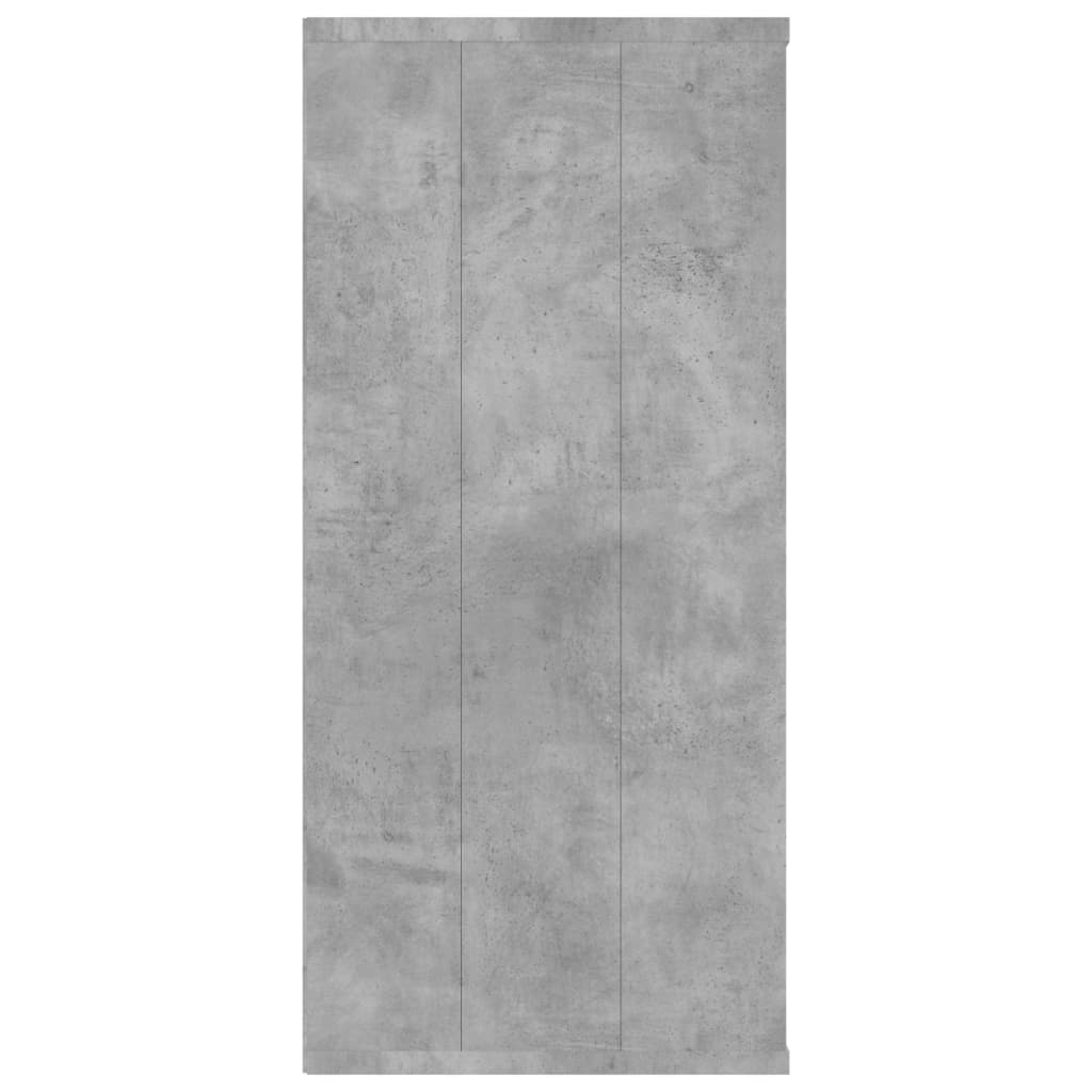 Book/side cabinet, concrete grey, 66x30x98 cm, chipboard