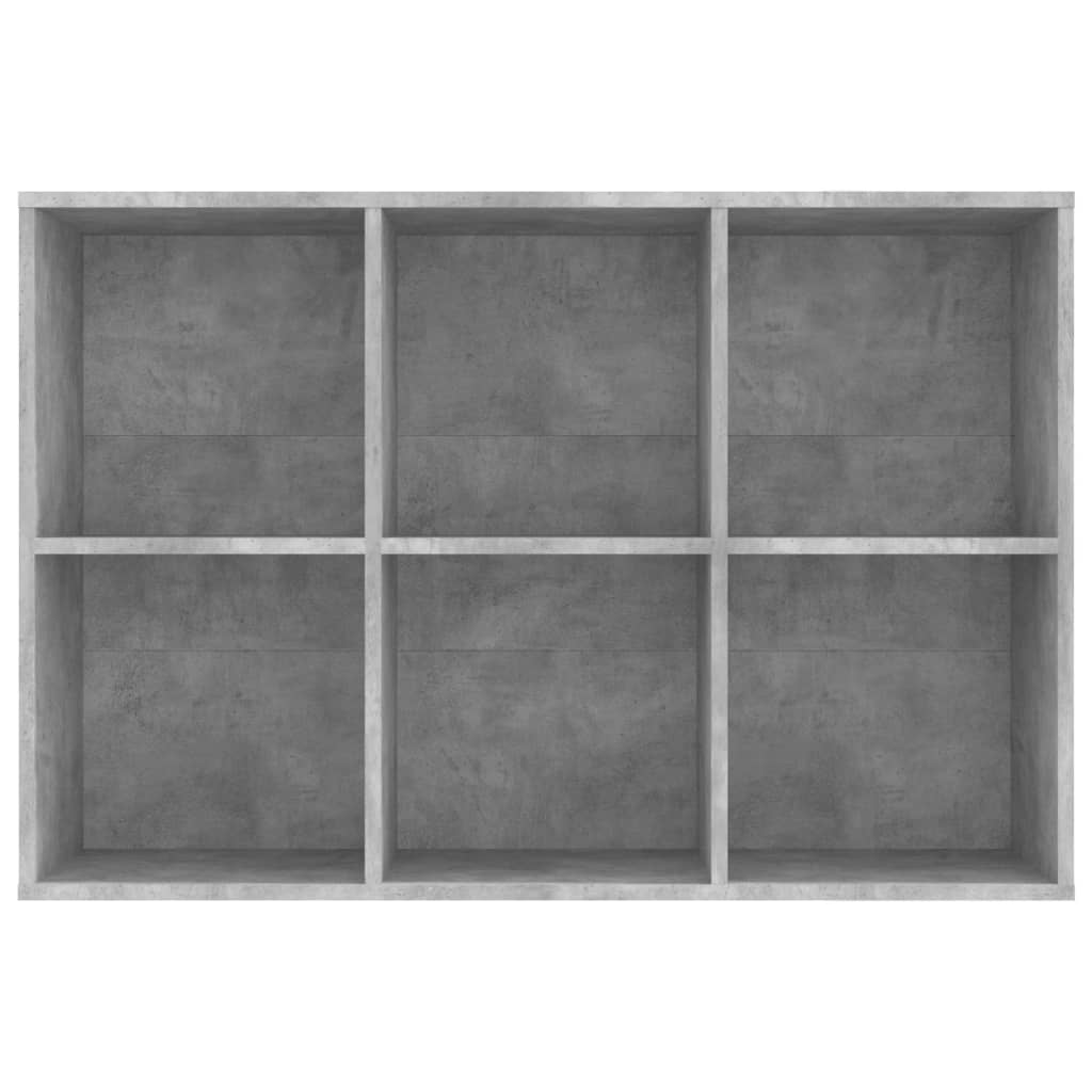 Book/side cabinet, concrete grey, 66x30x98 cm, chipboard