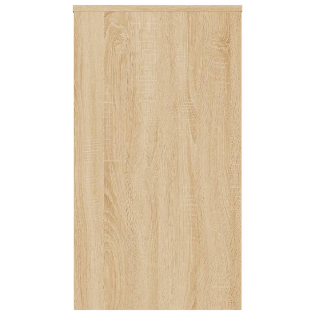 Desk, sonoma oak, 90x40x72cm, engineered wood