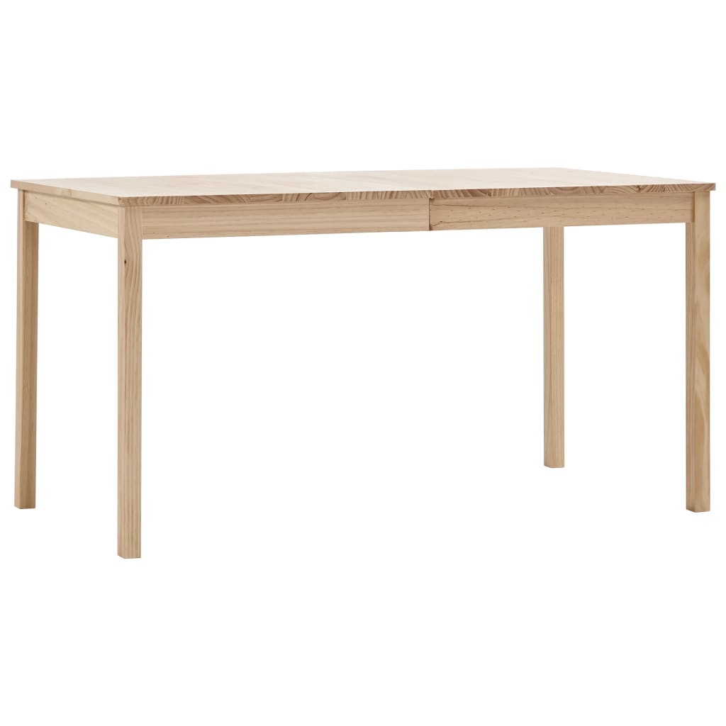 Valgomojo stalas, 140x70x73 cm, pušies medienos masyvas