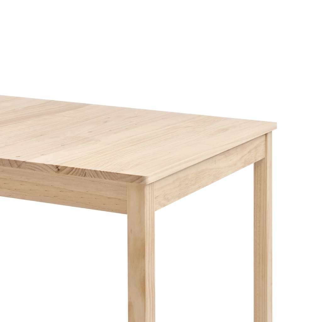 Valgomojo stalas, 140x70x73 cm, pušies medienos masyvas