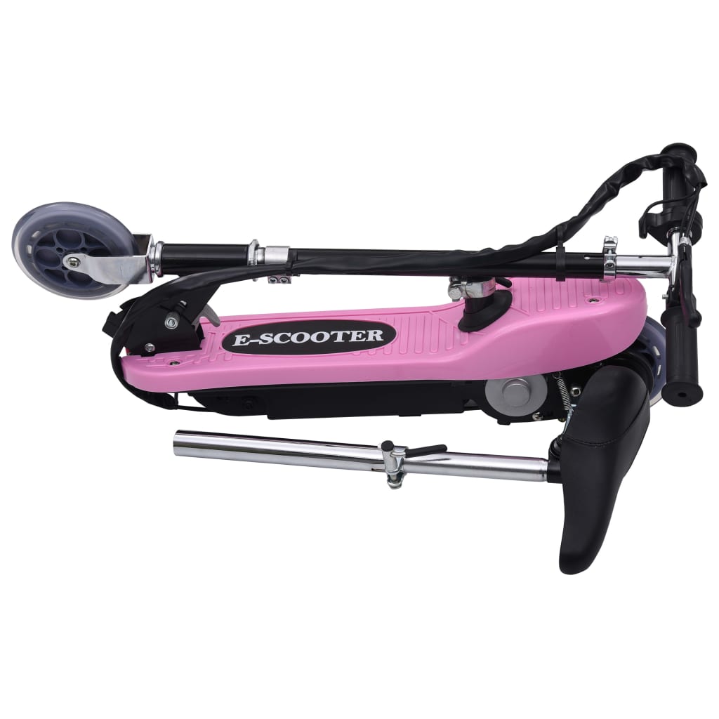 Electric scooter with seat, pink, 120W