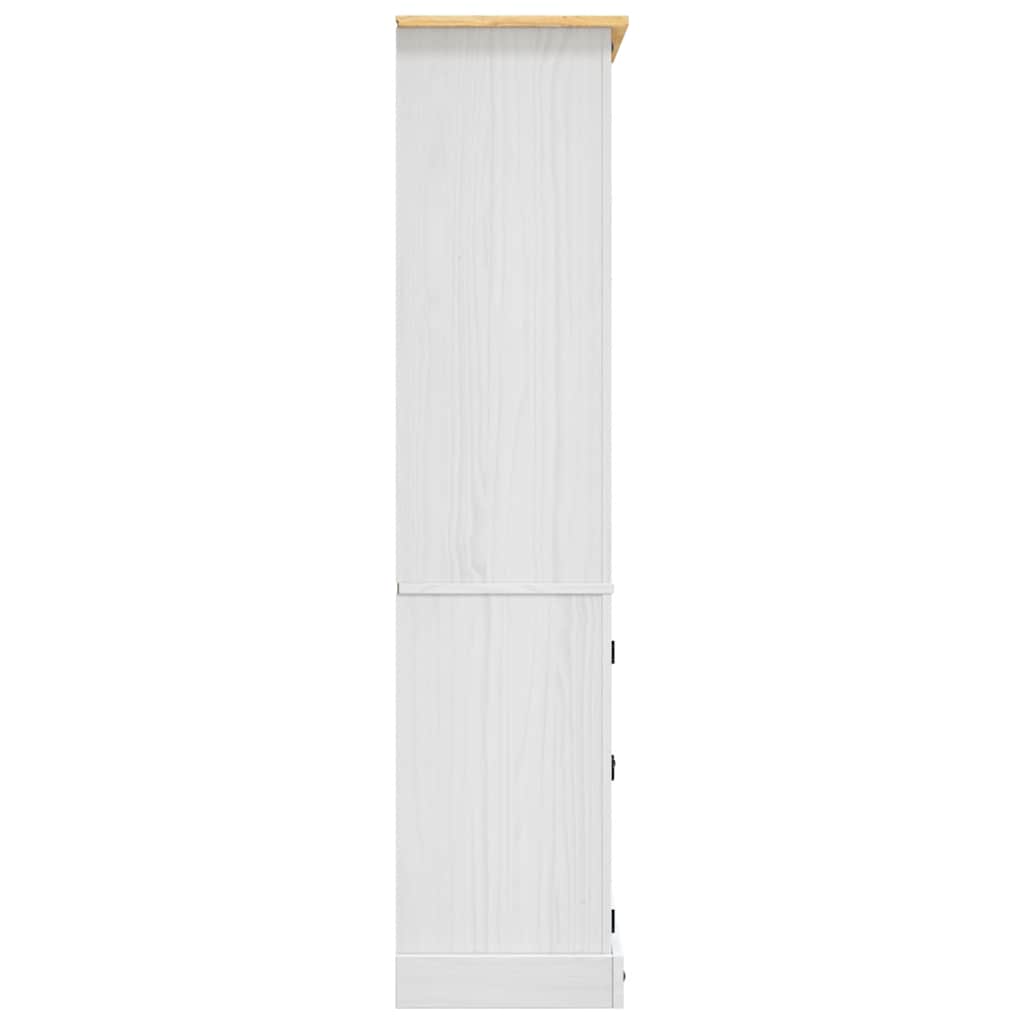 Indauja, balta, 80x40x170cm, meksikinė pušis, Corona serija