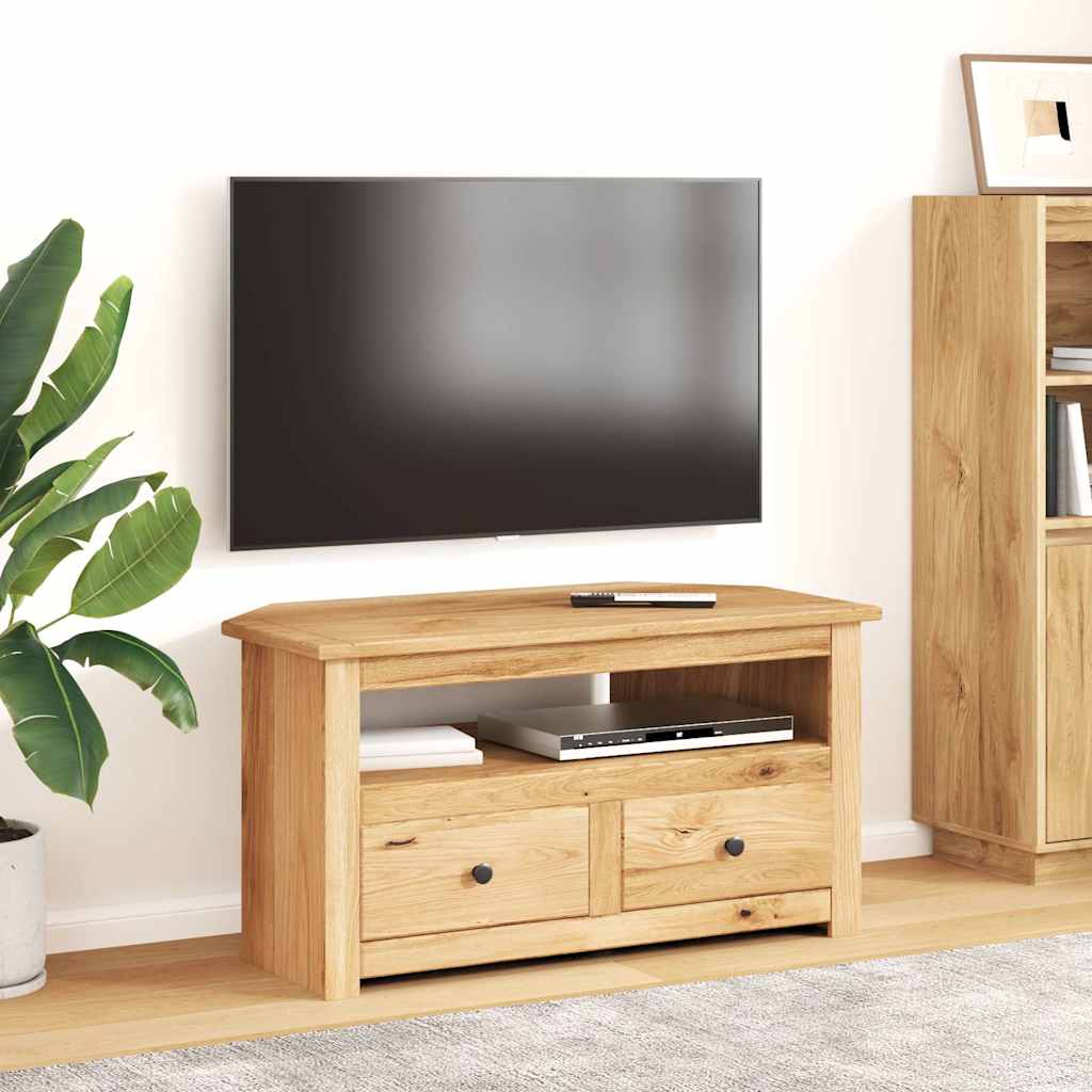 Corner TV Cabinet Panama, 93x49x49cm, solid pine