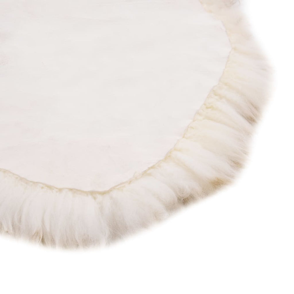 Sheepskin rug, brown mix, 60x90 cm