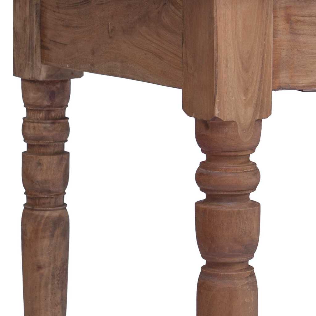 Stalas su stalčiais, 117x57x75cm, raudonmedžio medienos masyvas
