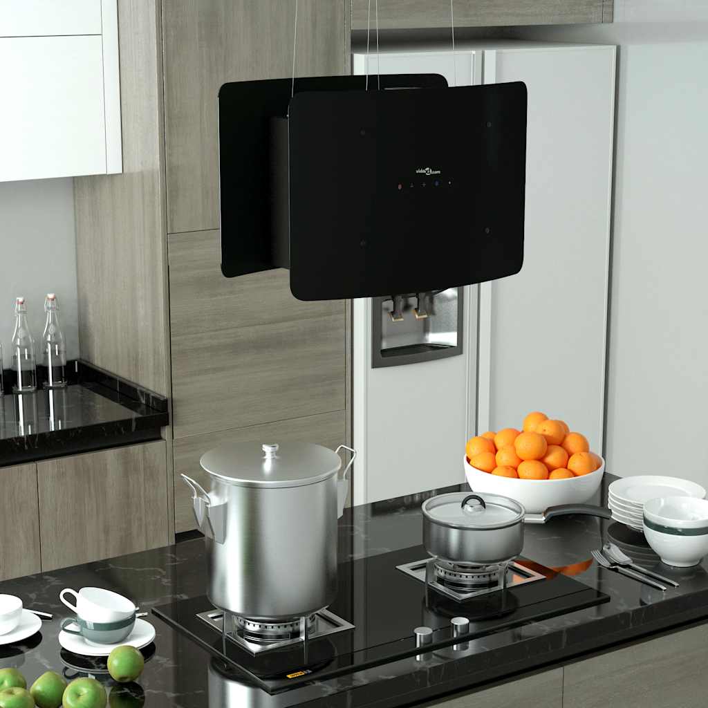 Canopy hood, tempered glass, touch-sensitive LCD