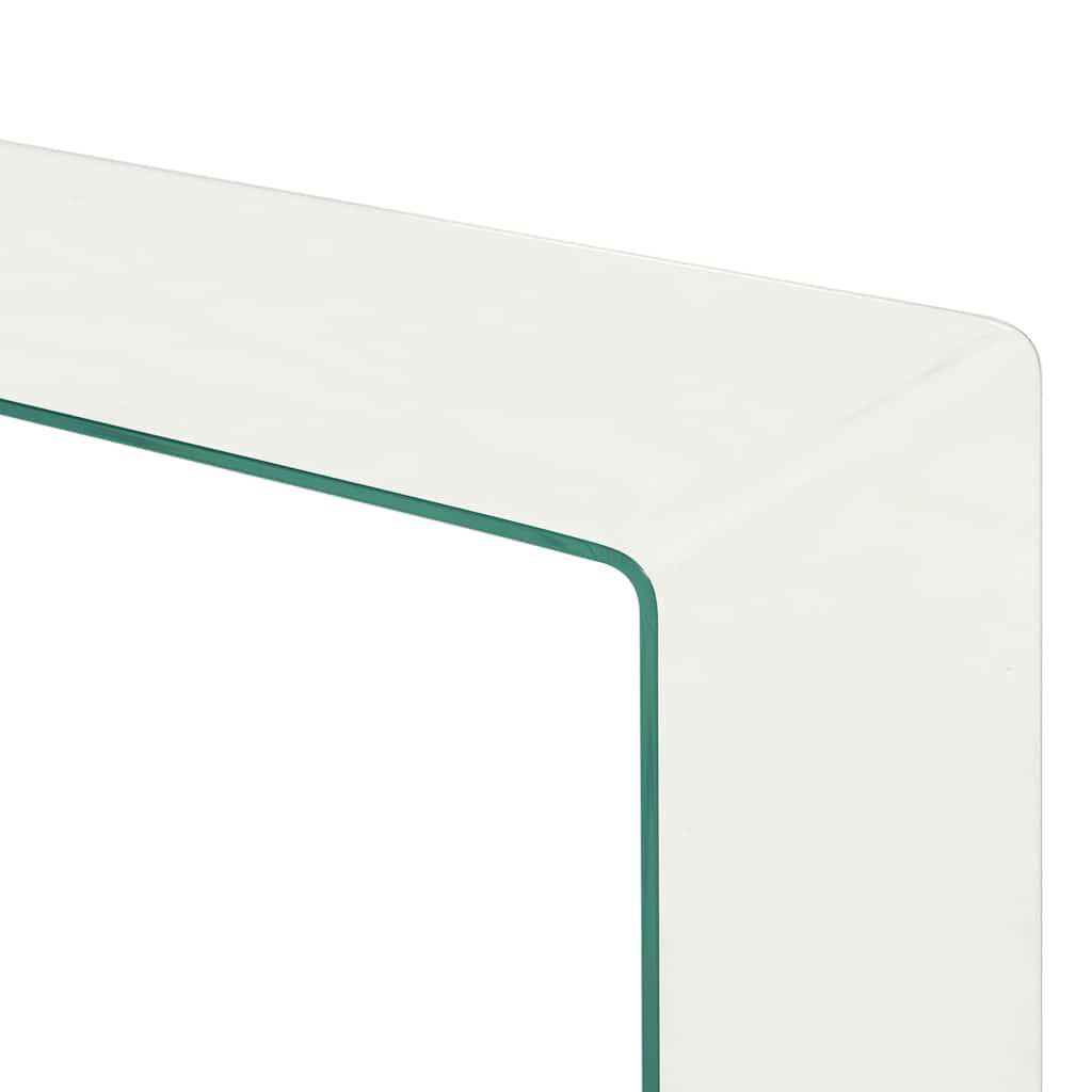 Kavos staliukų rinkinys, 2dalių, 90x30x20/110x30x40cm, stiklas