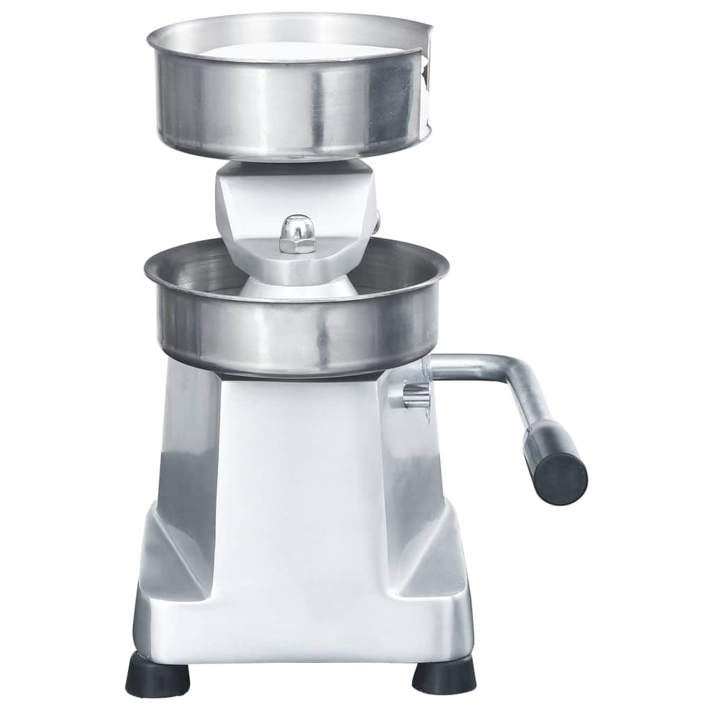 Burger press with 500 sheets, aluminum, 10cm