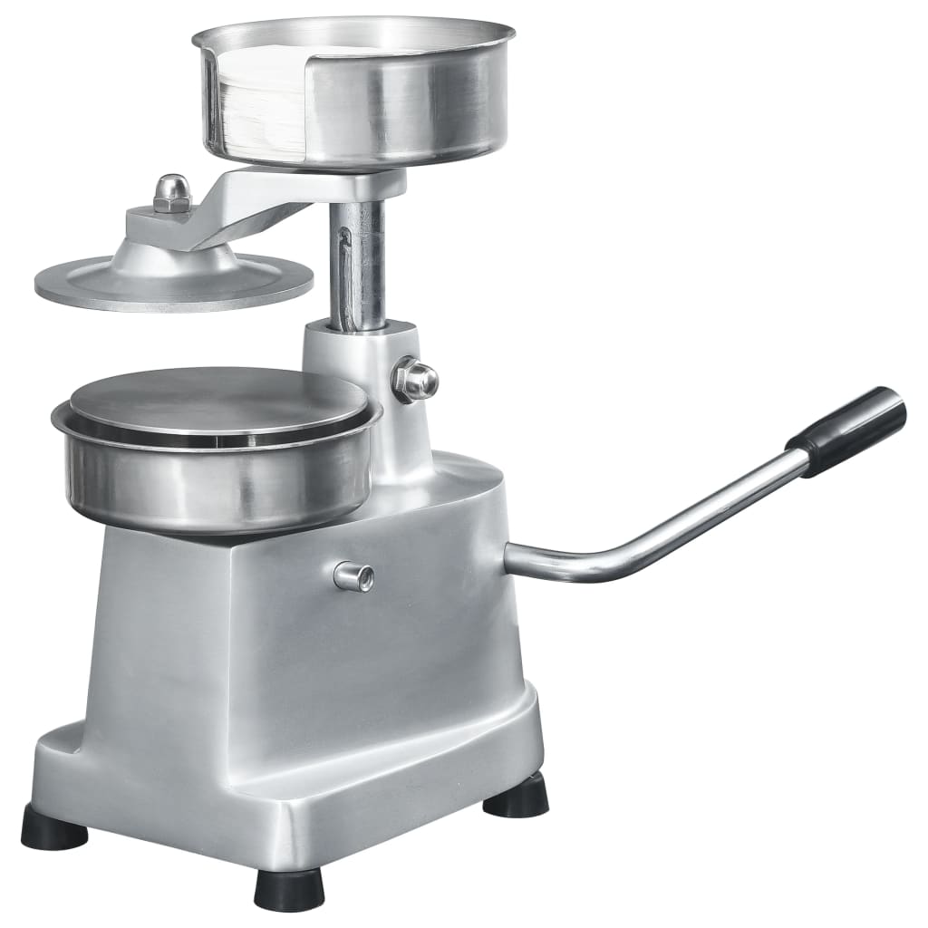 Burger press with 500 sheets, aluminum, 10cm