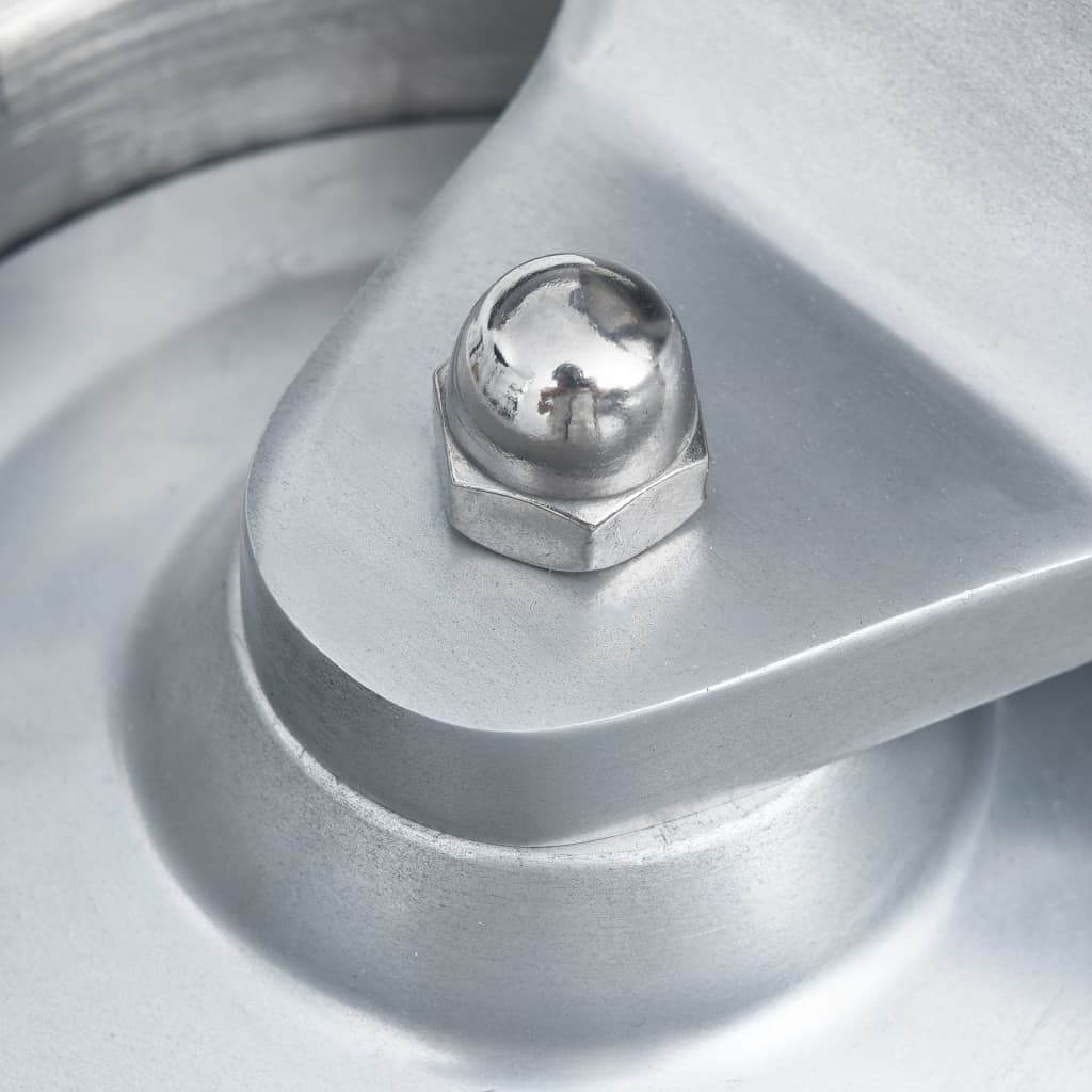 Burger press with 500 sheets, aluminum, 10cm