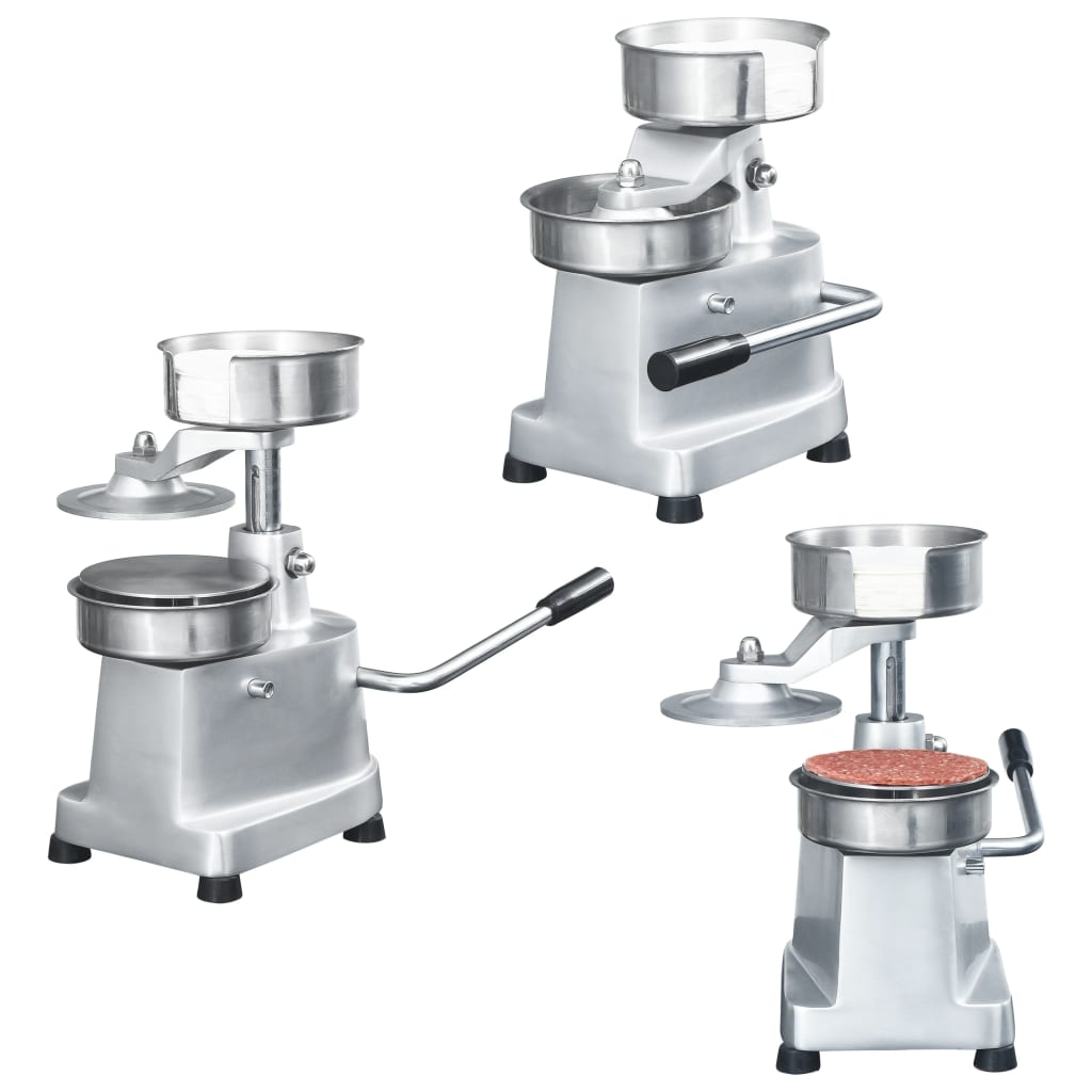 Burger Press with 500 Sheets, Aluminium, 13cm