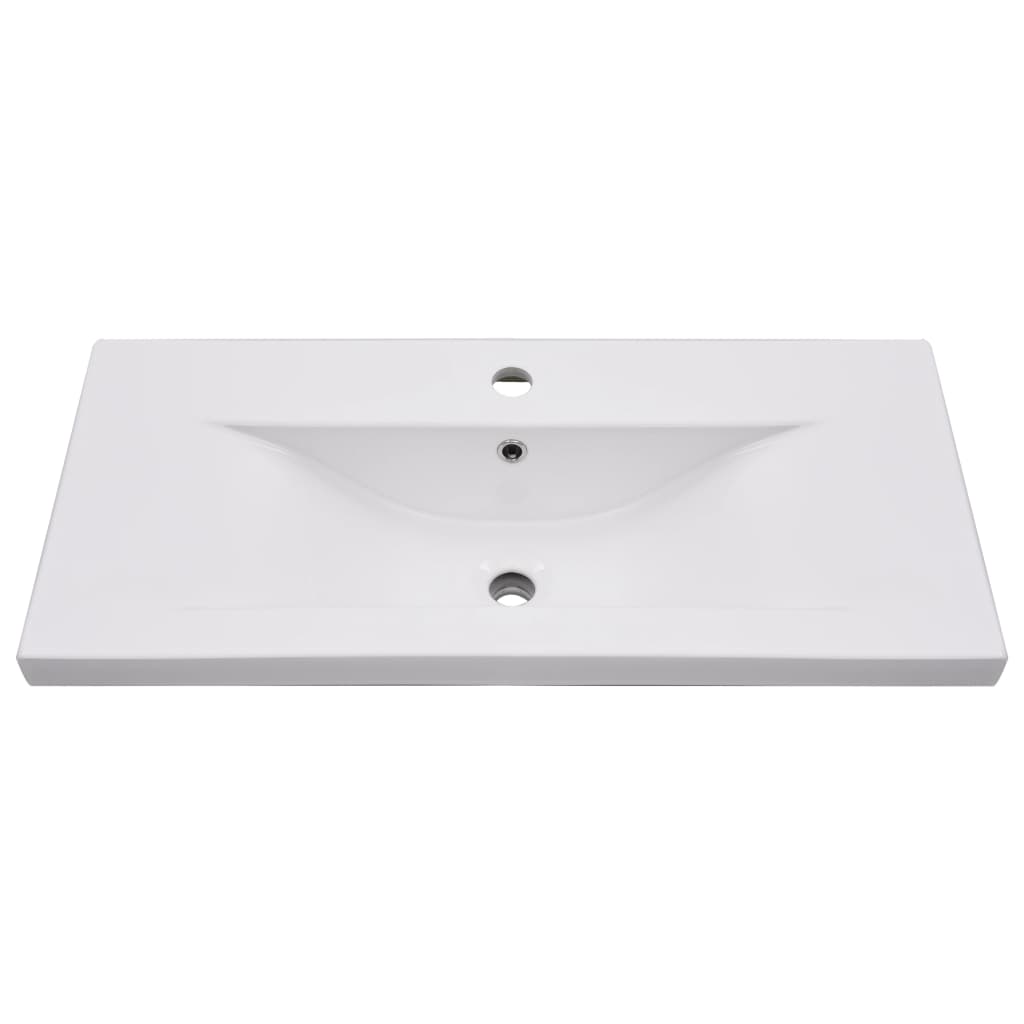 Įmontuojamas praustuvas, baltas, 81x39,5x18,5cm, keramika