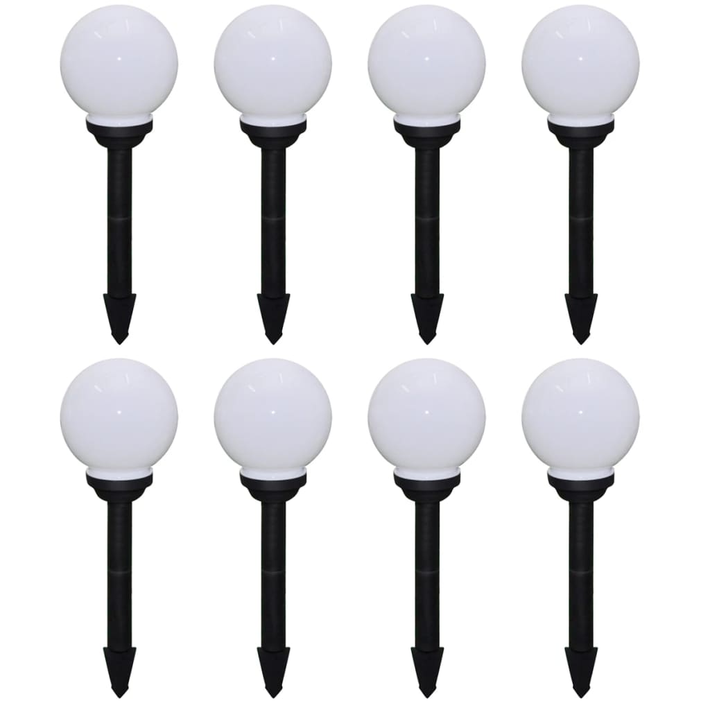 Āra LED gaismeklis taciņai, 8 gab., 15 cm, ar iedur. mietiņu