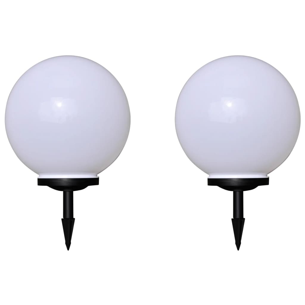 Outdoor LED lights for path, 2pcs, 40cm, with ground spike