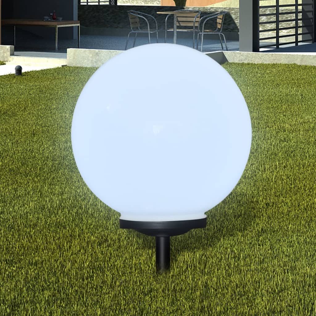 Outdoor LED lights for path, 2pcs, 40cm, with ground spike