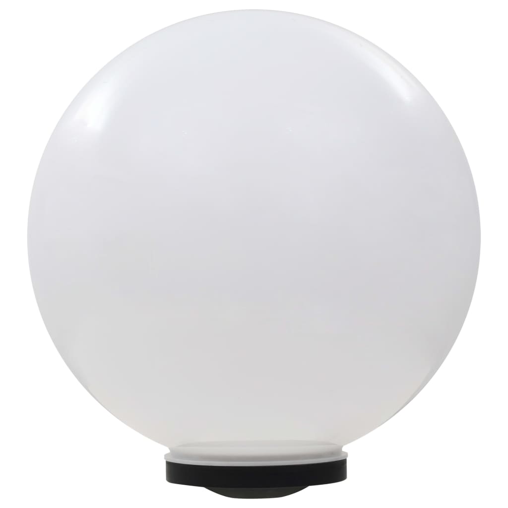 Saules enerģijas uzlādes LED āra gaismas, 2 gab., 50 cm, sfēriskas, daudzkrāsainas
