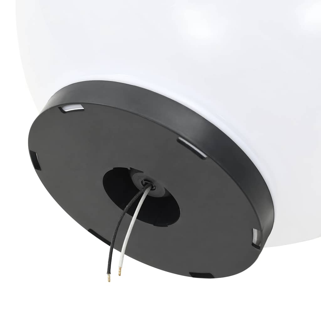 LED lamps, sphere-shaped, 4 pcs., spherical, 40cm, PMMA