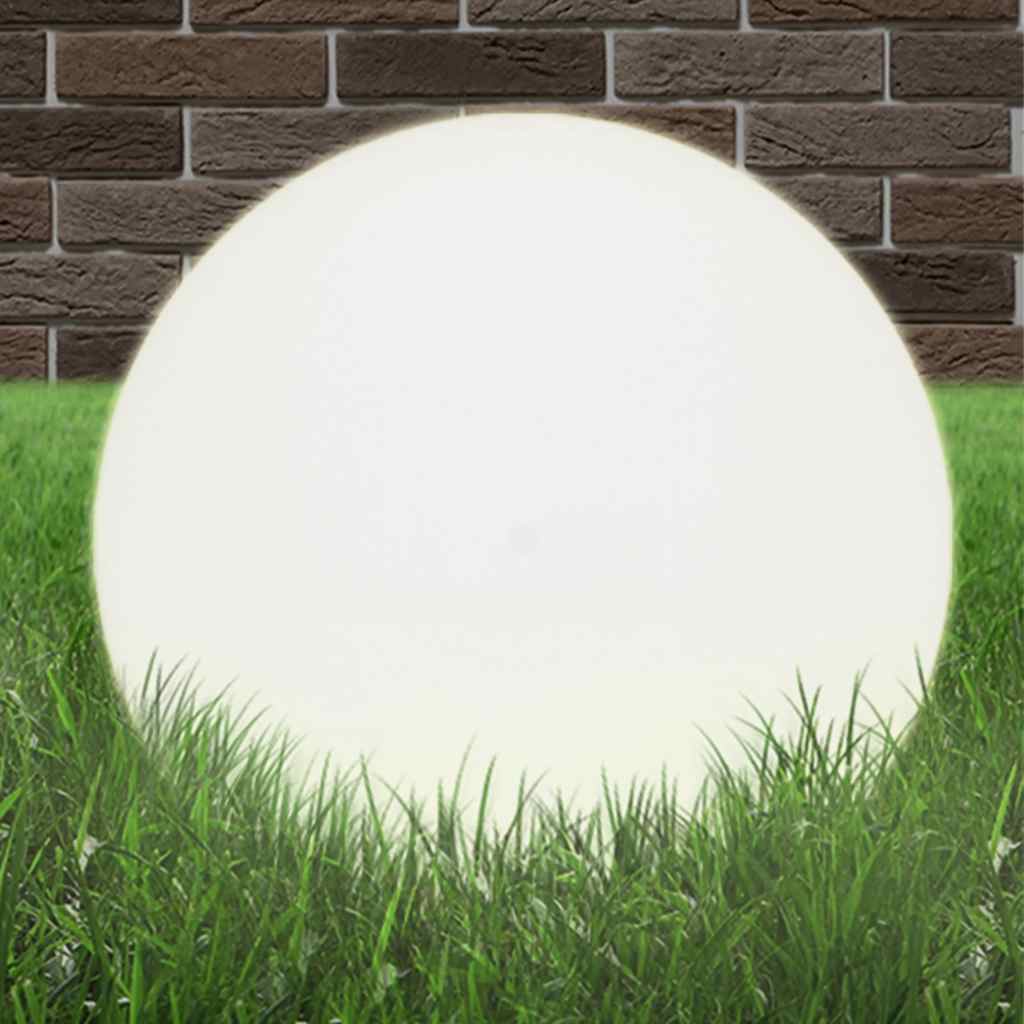 LED lamps, sphere-shaped, 2 pcs., spherical, 50cm, PMMA