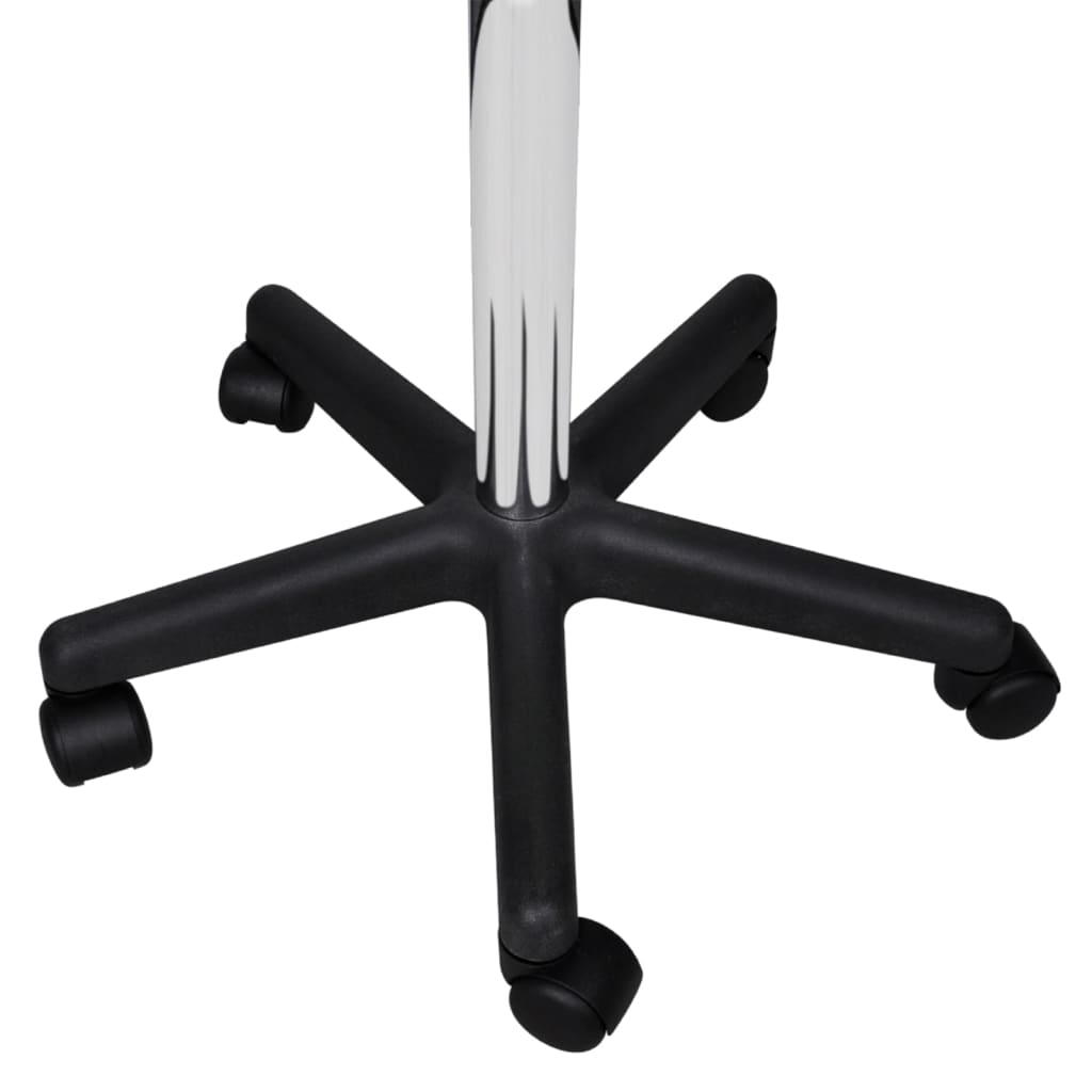 Office stools, 2 pcs., brown, 35.5x84 cm, artificial leather