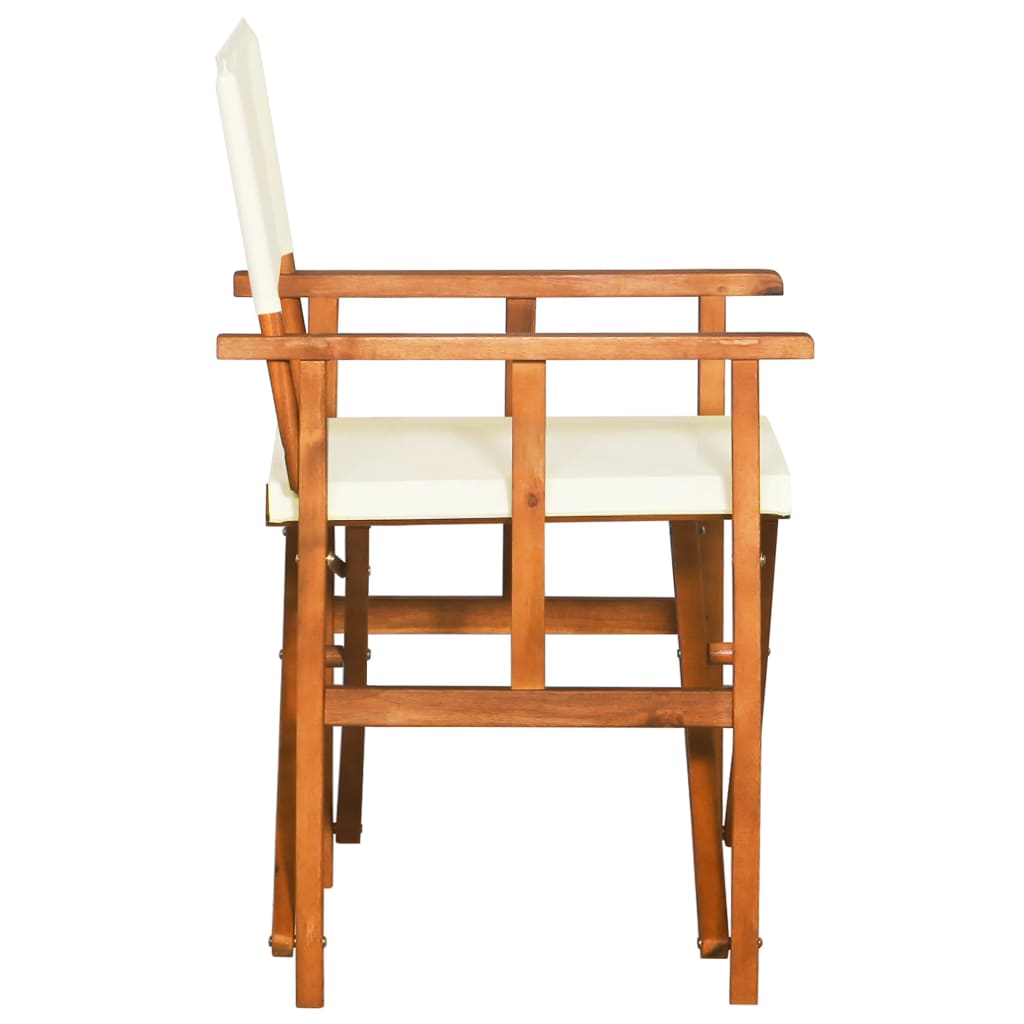 Director's Chairs, 2 pcs., Solid Acacia Wood