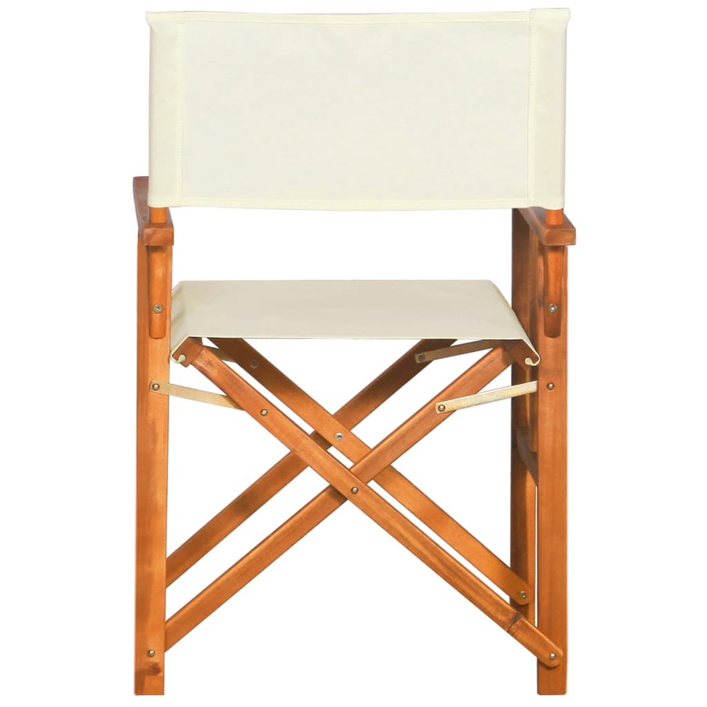 Director's Chairs, 2 pcs., Solid Acacia Wood