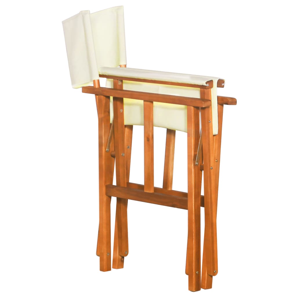 Director's Chairs, 2 pcs., Solid Acacia Wood